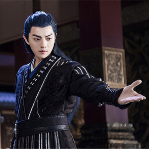 许凯招摇同款古装黑色霸气男士古装武侠装剑客演出服装明制汉服