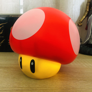 任天堂马里奥复古蘑菇小夜灯电竞游戏房音效氛围装饰灯经典怀旧