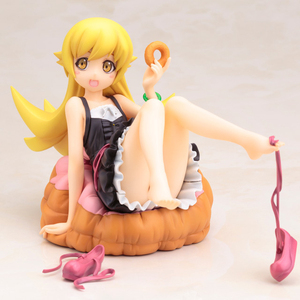 物语系列2 化物语伪物语  甜甜圈小忍 黑色连衣裙 忍野忍手办模型