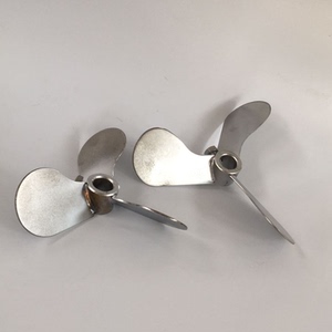 不锈钢桨叶 立式加药搅拌机螺旋叶片 三叶式搅拌轴混合搅拌叶桨片