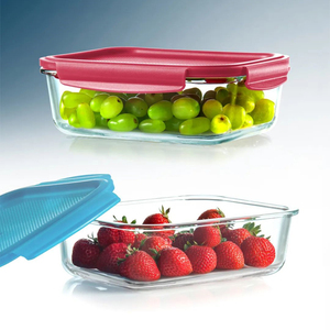 特百惠玻璃保鲜盒臻雅保鲜套装 可微波 冷冻 冷藏 保鲜收纳饭盒