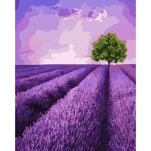紫色油画头像图片