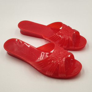 素凯底滑坡拖凉珠江防拖鞋夏水晶透明妈妈女跟塑料厚浴室联盟凉鞋