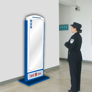 派出所全身镜公安穿衣镜单位大厅警容风纪镜部队军容镜落地试衣镜