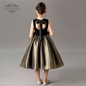 儿童音乐会合唱指挥礼服女童钢琴演出服主持人朗诵演讲演出服短款