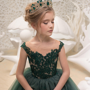 女童王冠巴洛克彩色皇冠热销头饰公主裙发饰超仙可爱不伤发