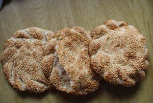 大名特产芝麻焦烧饼20个包邮