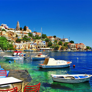 b623希腊爱琴海圣托里尼岛风景风光旅游胜地摄影照片高清图片素材