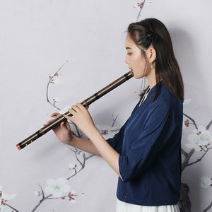 伶吟短萧乐器专业初学入门素紫竹洞箫笛f正反手八孔g调一节古风潇