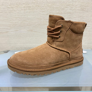 ugg2020冬季经典女高帮纽姆雪地靴女鞋皮毛一体系带款1112482