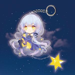 动漫周边亚克力双面挂件 钥匙扣洛天依星尘新款挂件钥匙扣