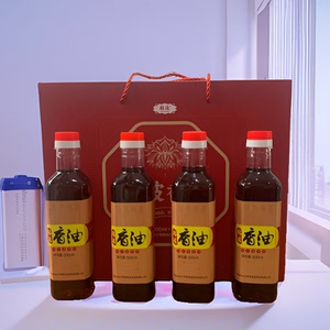 张波香油兰考特产礼盒装500ml*4瓶装