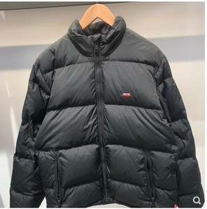 levis李维斯正品 2021秋冬男士时尚经典立领黑色羽绒服27732-0000