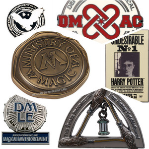 美国环球影城哈利·波特周边正版徽章胸针魔法部通缉令三把扫帚