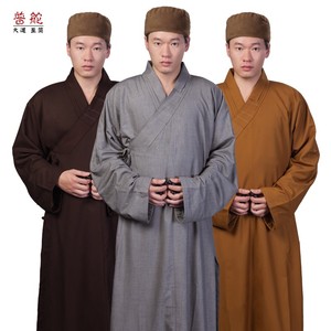 弘通长褂僧服大褂冬季棉衣僧衣加绒加厚棉袄僧装比丘尼僧人男女款