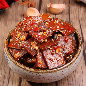 平江酱干湖南特产香辣香干豆干辣条豆腐干小吃辣味零食儿时味道