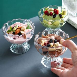 双皮奶碗布丁透明冰淇淋酸奶杯创意家用奶茶甜品杯子双皮奶专用碗