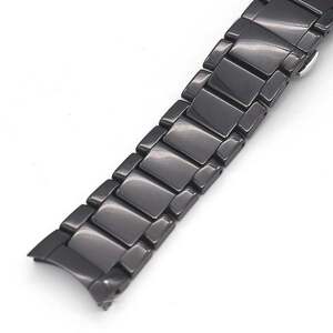 适用阿玛尼陶瓷表带ar1451 ar1452 ar1474 ar1475男士手表链22mm