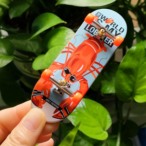 2021年爆款双翘手指滑板10x3.2cm下凹塑料迷你指尖青少年玩具礼物