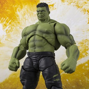 漫威 复仇者联盟3 shf 绿巨人浩克 hulk 6寸关节可动玩具手办模型