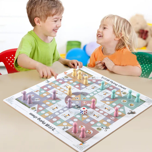 儿童飞行棋探险棋木制多功能游戏棋类学生骰子大冒险益智桌游玩具