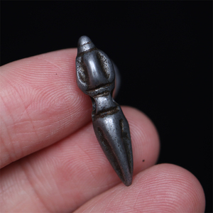 新 特价仿老寒铁材质天铁托甲金刚杵普巴杵吊坠手串侧挂挂饰配饰