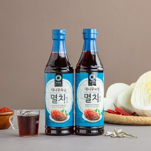 清净园韩国进口银鱼汁鱼露泡菜酱菜调味品调料500g瓶装韩式料理