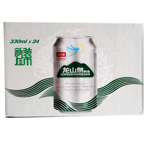 龙山泉啤酒 整箱 龙山泉淡爽 330ml24听 50012听 易拉罐啤酒