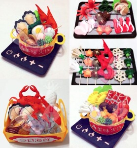 不织布手工diy海鲜