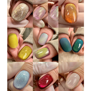 00蜜糖小姐missgooey淘宝小灯泡晶石猫眼甲油胶2023年新款流行显白