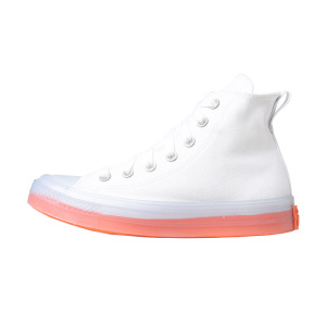 匡威all star cx白橙高帮果冻底板鞋女子帆布鞋小白鞋