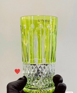 现货 爱马仕hermes saint louis圣路易彩色水晶喝水杯杯子玻璃杯