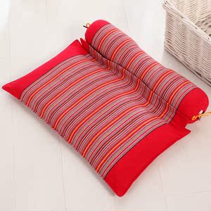 纯全荞麦皮枕头大人8斤成人脊椎枕牵引枕修复颈椎麦壳单人枕头新