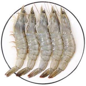 连云港海水白对虾40-50 活体单冻 盐冻虾 新鲜海洋对虾鲜甜1盒4斤