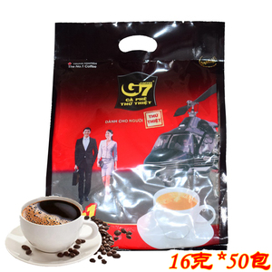 促销正品包邮越南g7咖啡 越南中原G7三合一速溶咖啡16g50包 800克