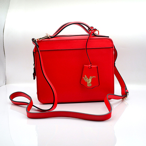 国内专柜雅诗兰黛赠品单肩手提包蜜蜂红色化妆包伴手礼百搭伴娘