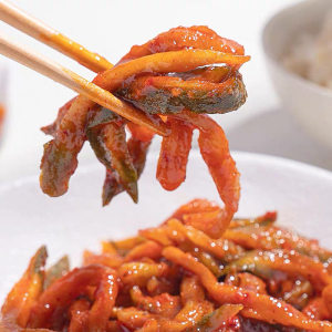 韩大叔韩式萝卜干泡菜香辣萝卜条手工下饭菜 秘制不额外加糖300克