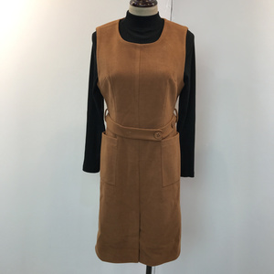 伊姿百瑞yz17d317 冬装女2017 499爆!时尚圆领两件套裙