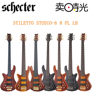 卖时光 Schecter STILETTO STUDIO 6 FL 6 8弦 斯科特 左手电贝斯