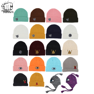 美国toy machine帽子线帽冷帽针织帽子毛线帽街头嘻哈滑板帽子