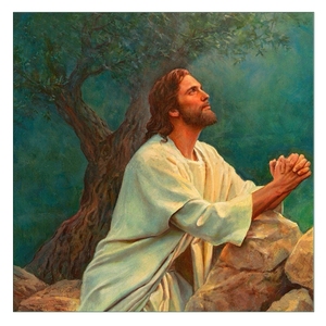 耶稣祷告图片