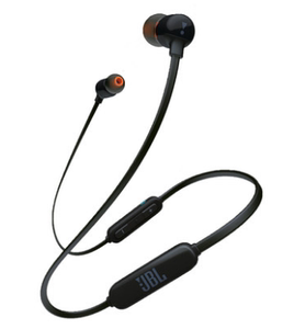 JBL T110BT无线蓝牙耳机入耳式运动跑步耳塞磁吸扁线手机线控耳麦