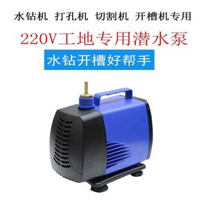 雕刻机水泵 水钻开槽打孔220V微型潜水泵激光机氩弧焊机冷却循环