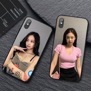 jennie周边磨砂手机壳适用于华为nova7/6荣耀play4定制blackpink