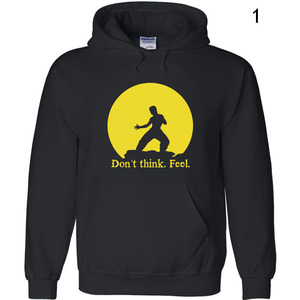 be water mma bruce lee李小龙卫衣男装oversize男孩儿童帽衫衣服