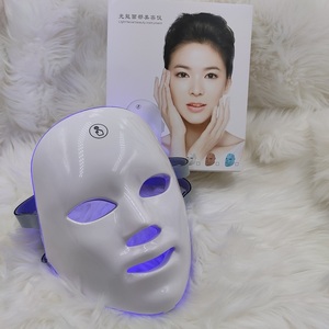 触屏LED七色新款彩光能美肤仪光子嫩肤美容仪器美白淡斑触屏面罩