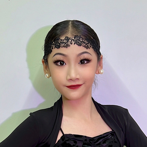 拉丁舞比赛专用头饰专业发带女摩登舞国标舞配饰发饰儿童舞蹈用品