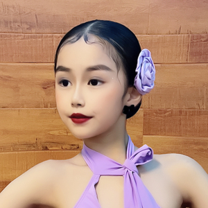 拉丁舞头花专用头饰女儿童国标舞摩登舞比赛发饰拉丁发型工具配饰