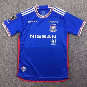 2024新款Yokohama横滨水手主场蓝色球衣J联赛短袖球迷足球服定制