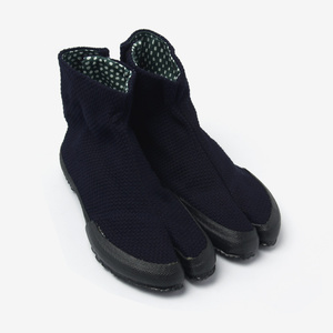 包邮sousou日本京都制分趾鞋布鞋棉布鞋 黑色